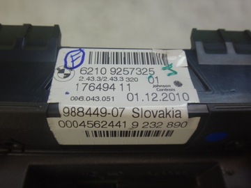 фото thumb №9, Спідометр  прилади bmw x3 f25 28ix n52 бензин usa