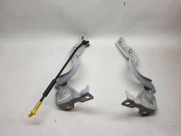 фото thumb №9, Hyundai i10 ii 13-19 петли капота перед левый правый комплект белый