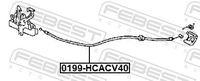 фото thumb №3, Трос открывания капот 0199-hcasv40 febest