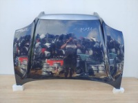 фото thumb №1, Hyundai santa fe 2001-2006 rok капот двигуна кришка + решітка радіатора