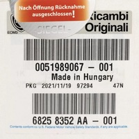 фото thumb №5, Клемма fiat 500 минусовая 00518676930 51989067