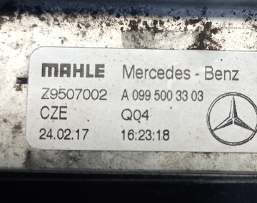 фото thumb №8, Комплект радиатор mercedes s-klasa w222 350d bluetec a0999060512 a0995003303