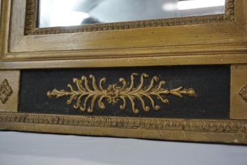 Zabytkowe lustro empire drewniane 88.5cm