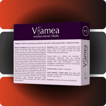12 таблеток либидо для женщин VIAMEA СИЛЬНЫЕ ОРГАЗМЫ Секс-афродизиак