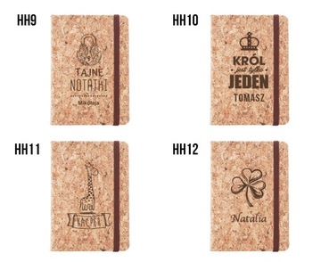 Notes pamiętnik ekologiczny personalizowany grawer