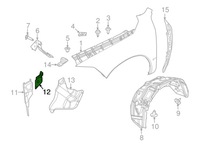 фото thumb №2, Захист підкрилок крила ліва dodge ram 2013-18