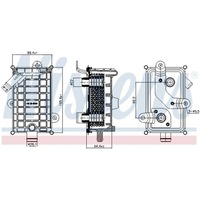 фото thumb №13, Nissens 90895 радіатор оливи, олія двигунний