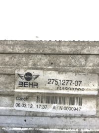 Mini cooper s r55 r56 r60 n14 радіатор інтеркулер повітря 2751277 Недорого, фото thumb