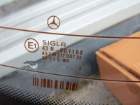 фото thumb №13, 23 mercedes w210 sedan 98' белая стекло задняя оригинальная sigla + антенна