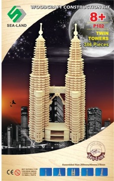 ДЕРЕВЯННАЯ ЗАГАДКА TWIN TOWERS - ДВЕ БАШНИ