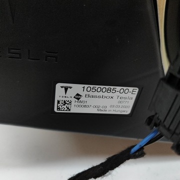 фото thumb №5, Tesla модель x 2020 динамик низкочастотный