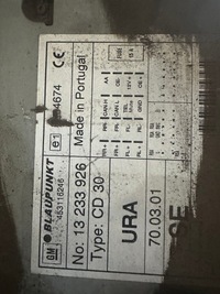 фото thumb №3, Opel радио zafira astra vectra 13289928 13233926