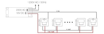 SKOFF TANGO ALU 10V Светодиодный лестничный светильник, нейтральный