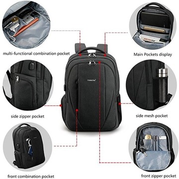TIGERNU T-B3399 рюкзак для ноутбука 15,6 дюйма