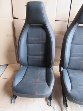 фото thumb №9, Mercedes a w176 176 amg оббивка сидіння сидіння передні диван напівшкіра