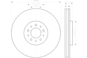 фото thumb №2, Диски гальмівні hella pagid 30645222 8672112 dsk2