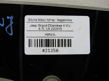 фото thumb №10, Скло кришки зад jeep grand cherokee ii wj