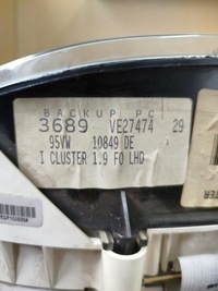 фото thumb №5, Счетчик спидометр ford galaxy mk1 95vw-10849-de 7m0919863