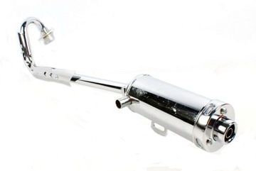 ГЛУШИТЕЛЬ ВЫХЛОПА QUAD ATV 139FMB 4T 110 125 СЕРЕБРЯНЫЙ