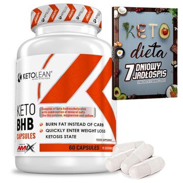 ЭКЗОГЕННЫЕ КЕТОНЫ Капсулы BHB, единственный сертифицированный кетоз Amix Keto Diet