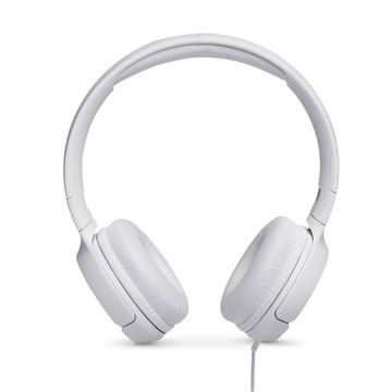 SŁUCHAWKI JBL TUNE 500 NAUSZNE Z MIKROFONEM BIAŁE
