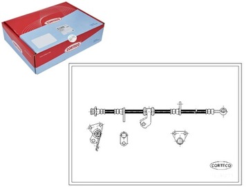 фото thumb №1, Шланг тормозной corteco 46410st3e02 46410st3e01