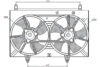 фото thumb №1, Nis85615 вентилятор радиатора с корпус infiniti