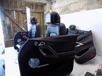 фото thumb №14, Citroen ds5 11- сидіння сидіння заднє сидіння обшивки тунель czarna шкіра комплект