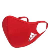 ADIDAS МАСКИ КРАСНЫЕ С ЛОГОТИПОМ УПАКОВКА ИЗ 3 ШТ. РАЗМЕРЫ M L ВЛФ