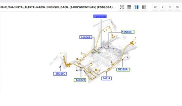 фото thumb №7, 1466701przewód, abs, zwora, зад, сторона правая 3m5t-2b325-apl