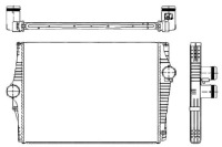 Nrf 30250 радиатор воздуха наддувочный с Разборки, фото thumb