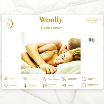 Одеяло шерстяное 220х200 100% овечья шерсть Woolly