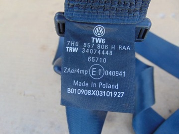 фото thumb №12, Pas натяжитель правый перед vw transporter t5