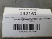 фото thumb №8, Потолок козырьки стойка чёрный комплект audi a5 8t европа dark s line купе