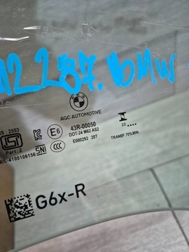 фото thumb №10, 12287. bmw 5 g30 скло двері праві перед 43r-00050