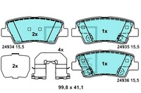 фото thumb №1, Ate тормозные колодки тормозные керамические hyundai accent iv