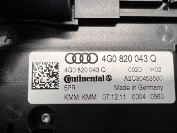 фото thumb №6, Audi a6 a7 c7 4g панель кондиціонера 4g0820043q підігрів сидінь 39