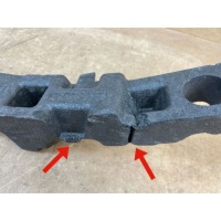 Абсорбер піна бампера перед opel astra vi l 2022- 9839980180 Ціна, фото thumb