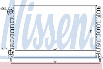 фото thumb №13, Радіаторів двигуна nissens 61766 46803035
