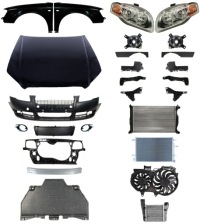 фото thumb №1, Audi a4 b7 04-08 бампер pas капот решётка радиатора