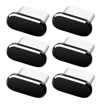 Крышка порта USB C, пылезащитная крышка для зарядного устройства, телефона, 6 шт.