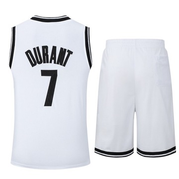 NETS NO. 7 DURANT EMBROIDERED JERSEY KOSZULKA DO KOSZYKÓWKI KOMPLET