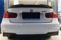 фото thumb №8, Спойлер na кришка багажника спойлер do bmw 3 f30 2011-2018 sedan abs чорний блиск