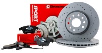 фото thumb №1, Тормозные диски тормозные колодки zimmermann sport audi q5 fy 338mm