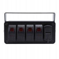 фото thumb №11, Панель перемикачів kołyskowych 4 gang led з зарядний пристрій usb pd типу c qc3.0