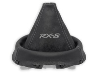фото thumb №1, Mazda rx-8 2003-2012 чехол переключения передач czarna кожа вышивка szary