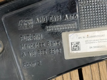 фото thumb №10, Mercedes cla cla45 cla35 x118 c118 aero performance amg планка спойлер зад