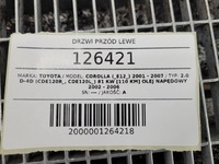 фото thumb №12, Двері перед передні ліва повний 5d toyota corolla e12 ix 199