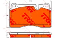 фото thumb №1, Trw тормозные колодки ham. aston martin перед db9/vantage 4,3