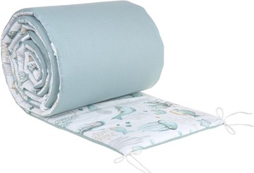 ЗАЩИТА ДЛЯ ДВУСТОРОННЕЙ КРОВАТИ С КОВРИКОМ 180х30см BABYMAM